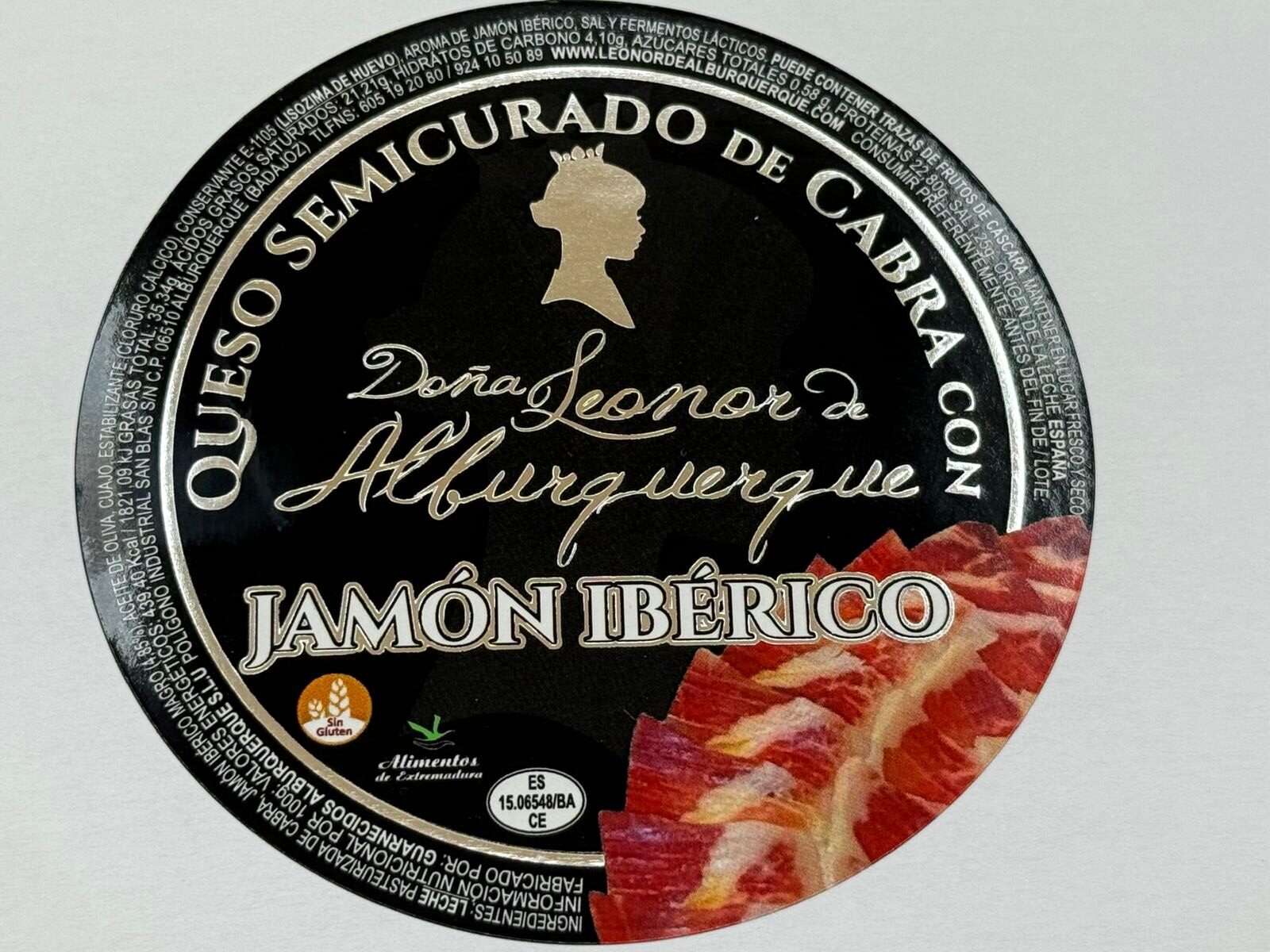 Queso Semicurado Cabra con Jamón Ibérico - Imagen 4