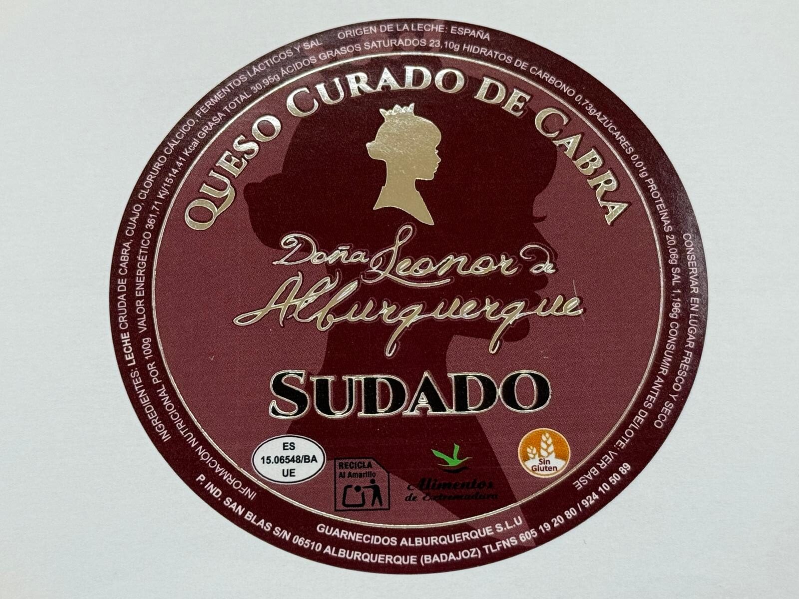 Queso Curado de Cabra Sudado - Imagen 4