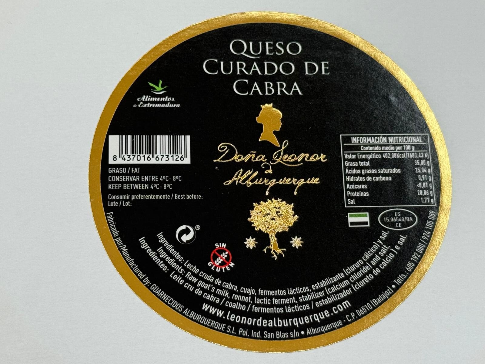 Queso Curado de cabra leche cruda - Imagen 4