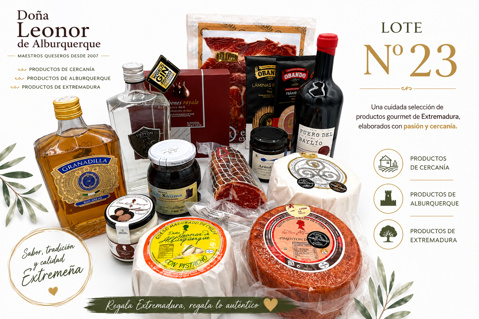 LOTE Nº 23 PRODUCTOS GOURMET